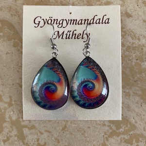 Üveglencsés nemesacél divatékszer! /7., Ékszer, Fülbevaló, Fülékszer, Ékszerkészítés, MESKA