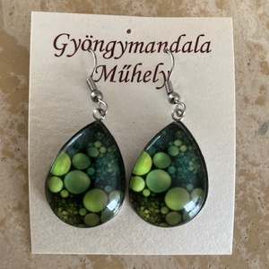 Üveglencsés nemesacél divatékszer! /6., Ékszer, Fülbevaló, Fülékszer, Ékszerkészítés, MESKA