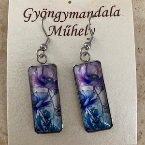 Üveglencsés nemesacél divatékszer! /4., Ékszer, Fülbevaló, Fülékszer, Ékszerkészítés, MESKA