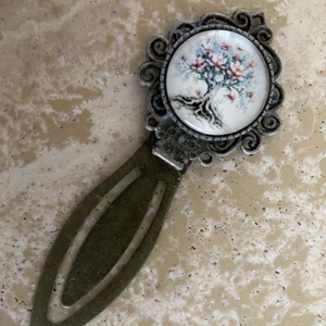 Üveglencsés könyvjelző-Életfa / 1. - Meska.hu