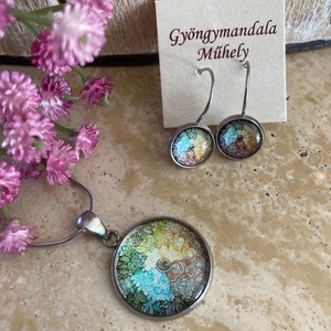 Üveglencsés nemesacél divatékszett! - négy évszak, Ékszer, Ékszerszett, Ékszerkészítés, MESKA