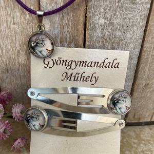 Gyermek ékszerszett - cica 1, Ékszer, Ékszerszett, Ékszerkészítés, MESKA