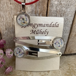 Gyermek ékszerszett - pillangó 2, Ékszer, Ékszerszett, Ékszerkészítés, MESKA