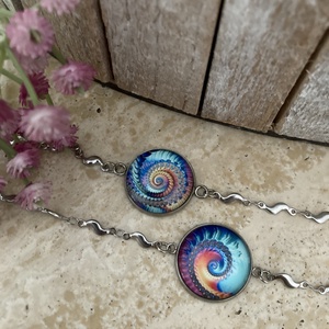 Barátság karkötő - spirál, Ékszer, Karkötő, Lánc karkötő, , MESKA