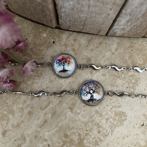 Barátság karkötő - életfa2, Ékszer, Karkötő, Lánc karkötő, Ékszerkészítés, MESKA