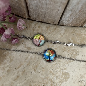 Barátság karkötő - életfa3, Ékszer, Karkötő, Lánc karkötő, Ékszerkészítés, MESKA