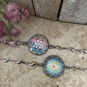 Barátság karkötő - mandala1, Ékszer, Karkötő, Lánc karkötő, Ékszerkészítés, MESKA