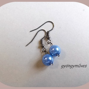 gyöngycsepp - elegáns fülbevaló, gyöngyékszer, ékszer, gyöngyékszerek, ékszerek - Meska.hu
