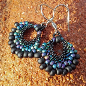 Elegáns gyöngy fülbevaló  - Meska.hu