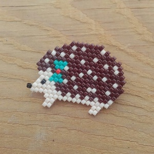 Türkiz masnis süni kitűző -  - Meska.hu