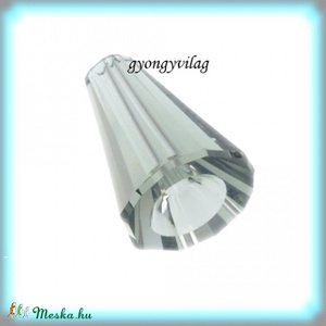 Swarovski artemis 12mm-es 1db GYSWGY A12  black diamond - kellékek & szerszámok - gyöngyfűzés kellékek - swarovski kristályok - Meska.hu