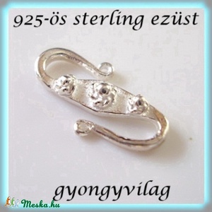 925-ös ezüst S lánckapocs ELK S 02 - gyöngy, ékszerkellék - egyéb alkatrész - Meska.hu 925-ös ezüst S lánckapocs ELK S 02 - gyöngy, ékszerkellék - egyéb alkatrész - Meska.hu