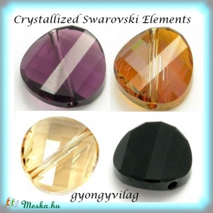 swarovski hosszában fúrt twist több színben 18mm, Kellékek & szerszámok, Gyöngyfűzés kellékek, Swarovski kristályok, Ékszerkészítés, Mindenmás, Ékszerkészítés, MESKA