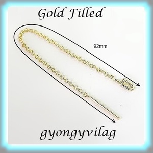 Gold Filled füllánc EFK BFL 04 g - gyöngy, ékszerkellék - egyéb alkatrész - Meska.hu Gold Filled füllánc EFK BFL 04 g - gyöngy, ékszerkellék - egyéb alkatrész - Meska.hu