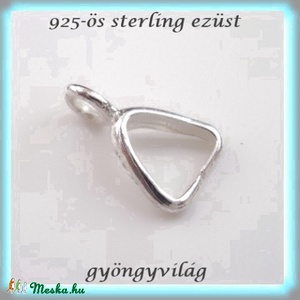 925-ös ezüst medálkapocs EMK 08, Kellékek & szerszámok, Ékszerkellék, Medáltartó, medálkapocs, Ékszerkészítés, Ékszerkészítés, MESKA