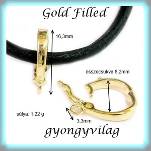  Gold Filled medáltartó EMT 15g - kellékek & szerszámok - gyöngyfűzés kellékek - egyéb alkatrész - Meska.hu