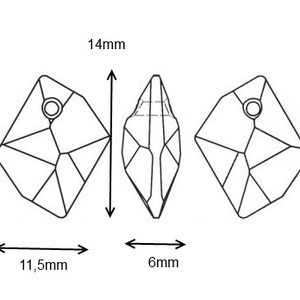  Swarovski cosmis 14mm-es medál több színben  - kellékek & szerszámok - gyöngyfűzés kellékek - swarovski kristályok - Meska.hu