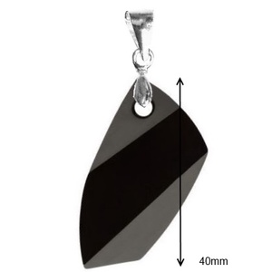 Swarovski kristály medál -40mm-es avant-garde  több színben  - ékszer - nyaklánc - medál - Meska.hu