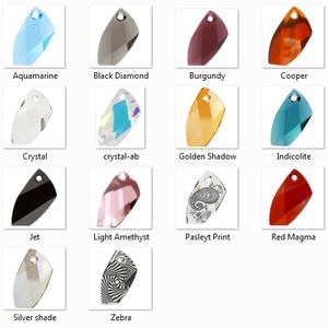 Swarovski kristály 20-20mm-es  avant-garde szett több színben  - ékszer - ékszerszett - Meska.hu