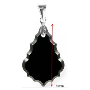 Swarovski kristály medál -50mm-es barokk  több színben  - ékszer - nyaklánc - medál - Meska.hu