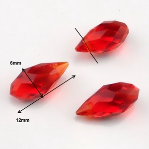  Üveggyöngy- csepp 6x12mm több színben - kellékek & szerszámok - gyöngyfűzés kellékek - kásagyöngy - Meska.hu