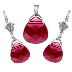Swarovski kristály 11-15,5mm-es briolett szív szett több színben, Ékszer, Ékszerszett, Ékszerkészítés, Gyöngyfűzés, gyöngyhímzés, Meska