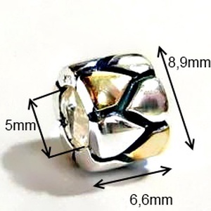  925-ös sterling ezüst medál / pandora EM-P 08  - kellékek & szerszámok - gyöngyfűzés kellékek - fém köztesek - Meska.hu