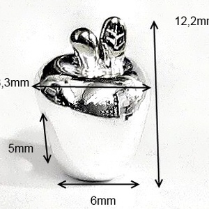  925-ös sterling ezüst medál / pandora EM-P 10 - kellékek & szerszámok - gyöngyfűzés kellékek - fém köztesek - Meska.hu