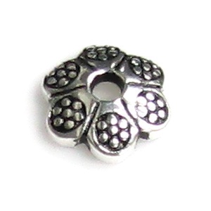 925-ös sterling ezüst ékszerkellék: gyöngykupak EGYK 24 2db/cs, Kellékek & szerszámok, Gyöngyfűzés kellékek, Gyöngykupak, Ékszerkészítés, Ékszerkészítés, MESKA
