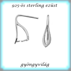 925-ös sterling ezüst ékszerkellék: fülbevaló kapocs, bedugós EFK B 30 - gyöngy, ékszerkellék - egyéb alkatrész - Meska.hu