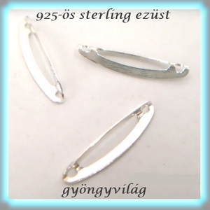 925-ös finomságú sterling ezüst kandeláber/ továbbépíthető köztes /tartó elem  EKA 38 3db/csomag, Kellékek & szerszámok, Gyöngyfűzés kellékek, Egyéb alkatrész, Ékszerkészítés, Mindenmás, Ékszerkészítés, MESKA