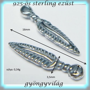  925-ös finomságú sterling ezüst kandeláber/ továbbépíthető köztes /tartó elem EKA 42  2db/csomag - kellékek & szerszámok - gyöngyfűzés kellékek - egyéb alkatrész - Meska.hu