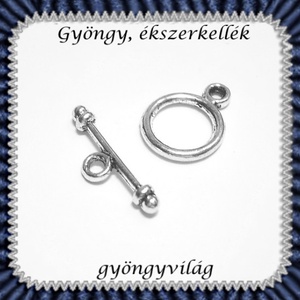 Ékszerkellék: lánckapocs BLK-T02 T kapocs 5szett - kellékek & szerszámok - gyöngyfűzés kellékek - egyéb alkatrész - Meska.hu