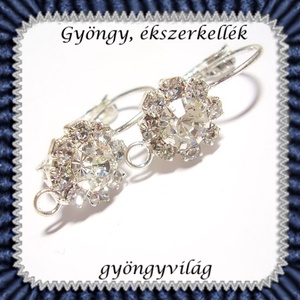 Biztonsági kapccsos fülbevaló alap 1 pár BFK-K04e - kellékek & szerszámok - gyöngyfűzés kellékek - egyéb alkatrész - Meska.hu