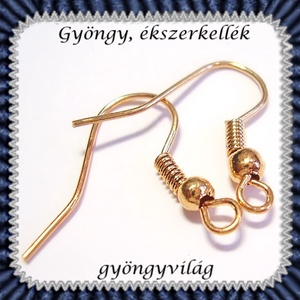 Akasztós fülbevaló alap 20 pár BFK-A02 ABEF - kellékek & szerszámok - ékszerkellék - fülbevaló alap - Meska.hu