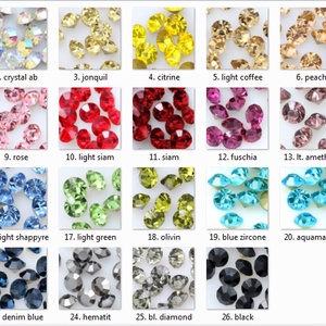  Swarovski rivoli ragasztható 20db/cs 4mm  - kellékek & szerszámok - gyöngyfűzés kellékek - swarovski kristályok - Meska.hu