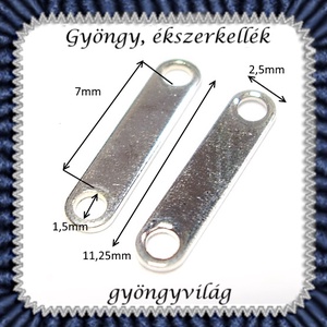 Ékszerkellék: köztes / díszítőelem / gyöngy BKÖ 2S 01 15db/csomag - kellékek & szerszámok - gyöngyfűzés kellékek - fém köztesek - Meska.hu