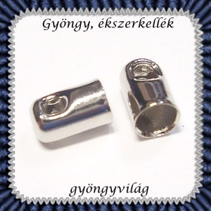 Ékszerkellék: lánckapocs BLK-V10 vég / bőr vég 20 db, Kellékek & szerszámok, Gyöngyfűzés kellékek, Egyéb alkatrész, Ékszerkészítés, Mindenmás, Ékszerkészítés, MESKA