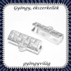 Ékszerkellék: lánckapocs BLK-V12-16 vég / szalag vég 20 db , Kellékek & szerszámok, Gyöngyfűzés kellékek, Egyéb alkatrész, Ékszerkészítés, Mindenmás, Ékszerkészítés, MESKA