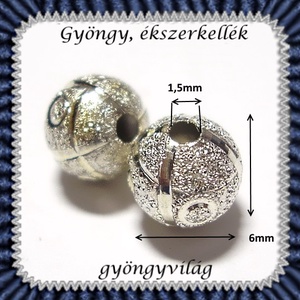 Ékszerkellék: köztes / díszítőelem / gyöngy BKÖ 1S 03 20db/csomag - gyöngy, ékszerkellék - egyéb alkatrész - Meska.hu