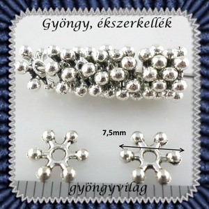Ékszerkellék: köztes / díszítőelem / gyöngy BKÖ 1S 04-7e 20db/csomag  - kellékek & szerszámok - gyöngyfűzés kellékek - fém köztesek - Meska.hu