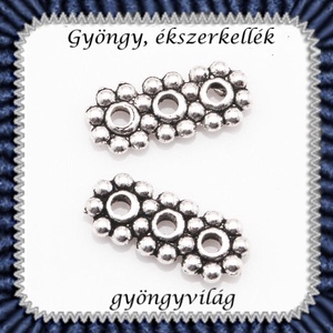 Ékszerkellék: köztes / díszítőelem / gyöngy BKÖ 3S 04-10,6x4,5 10db, Kellékek & szerszámok, Gyöngyfűzés kellékek, Fém köztesek, Ékszerkészítés, Mindenmás, Ékszerkészítés, MESKA