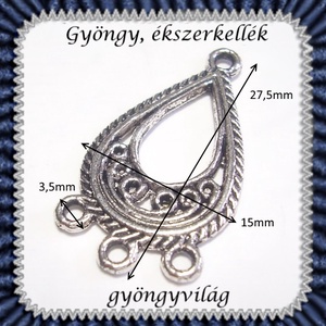  kandeláber/ továbbépíthető köztes / tartó elem 5db/csomag BKA 02 - kellékek & szerszámok - gyöngyfűzés kellékek - fém köztesek - Meska.hu