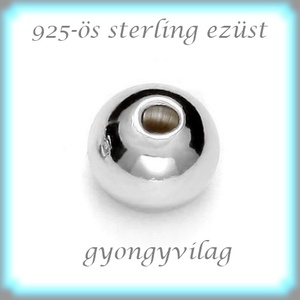 EKÖ 10-5   925-ös 5mm-es   ezüst köztes / gyöngy / díszitőelem  2db/csomag - kellékek & szerszámok - gyöngyfűzés kellékek - fém köztesek - Meska.hu