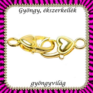 Ékszerkellék: lánckapocs BLK-1S-08 nagy méretű 2db - kellékek & szerszámok - gyöngyfűzés kellékek - egyéb alkatrész - Meska.hu