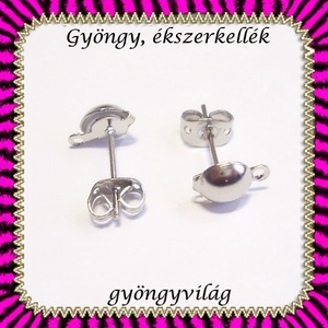 Bedugós fülbevaló alap 5 pár BFK-B05 E - gyöngy, ékszerkellék - egyéb alkatrész - Meska.hu Bedugós fülbevaló alap 5 pár BFK-B05 E - gyöngy, ékszerkellék - egyéb alkatrész - Meska.hu