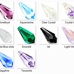 swarovski csepp 13mm-es több színben - gyöngy, ékszerkellék - swarovski kristályok - Meska.hu swarovski csepp 13mm-es több színben - gyöngy, ékszerkellék - swarovski kristályok - Meska.hu