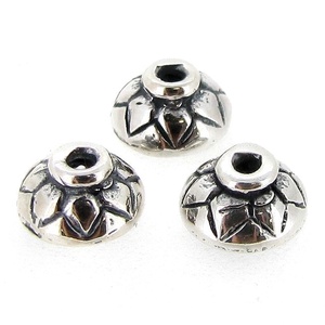 925-ös sterling ezüst ékszerkellék: gyöngykupak EGYK 32b - Meska.hu