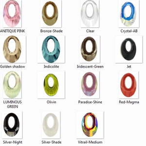 Swarovski helios 20mm-es több színben - kellékek & szerszámok - gyöngyfűzés kellékek - swarovski kristályok - Meska.hu