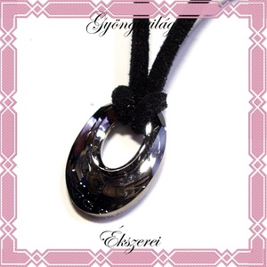 Swarovski kristály nyaklánc -20mm-es helios több színben - ékszer - nyaklánc - medálos nyaklánc - Meska.hu